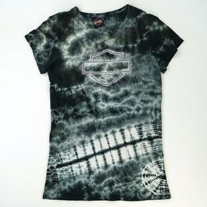 Harley-Davidson Motorcycle Biker Tie Dye Shirt